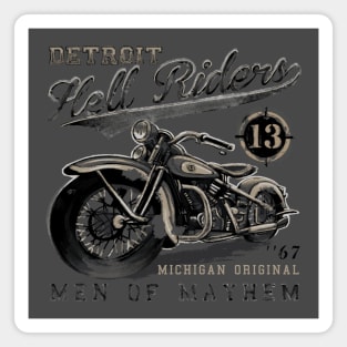 detroit hell riders Magnet